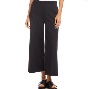 Karen Kane Black Cropped Wide Leg Pants - XL